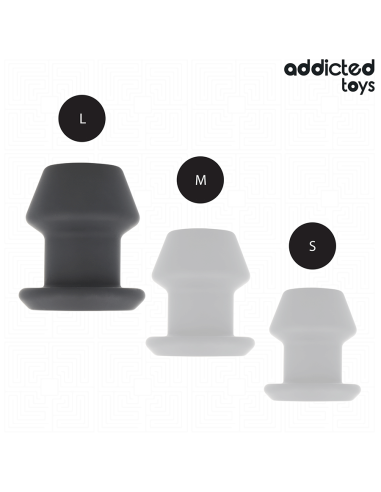 ADDICTED TOYS - YPATINGAI TUŠČIABUČIAS SILIKONINIS ANALINIS KAIŠTIS, DYDIS L 10,4 CM