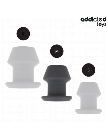 ADDICTED TOYS - EXTREME HOLLOW ANAL PLUG SILICONE SIZE M 8.7 CM