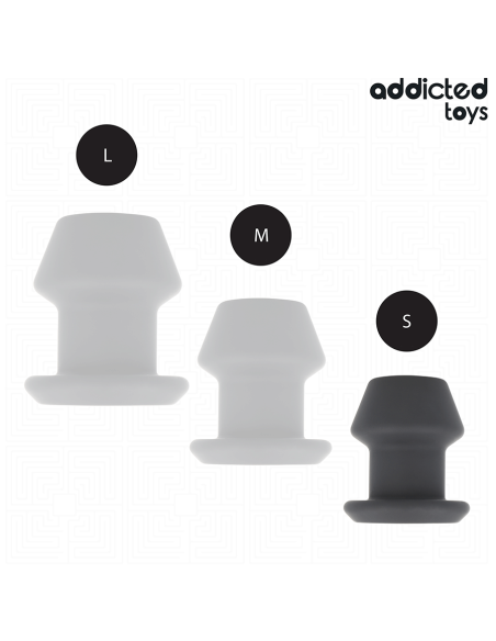 ADDICTED TOYS - YPATINGAI TUŠČIABUČIAS SILIKONINIS ANALINIS KAIŠTIS, S DYDIS 7,5 CM