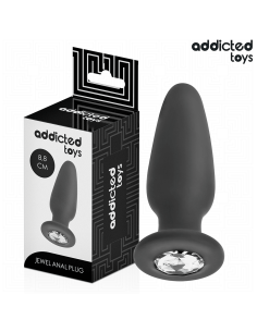 ADDICTED TOYS - ANALINIS KAIŠTIS SU SILIKONINIS BRANDALĖLIS, S DYDIS 8,8 CM 2