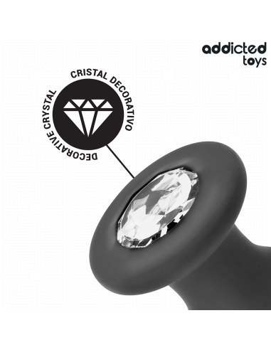 ADDICTED TOYS - ANALINIS KAIŠTIS SU SILIKONINIS BRANDALĖLIS, S DYDIS 8,8 CM