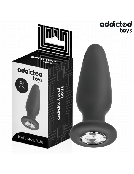 ADDICTED TOYS - ANALINIS KAIŠTIS SU SILIKONINIS BRANDALĖLIS, M DYDIS, 10,4 CM
