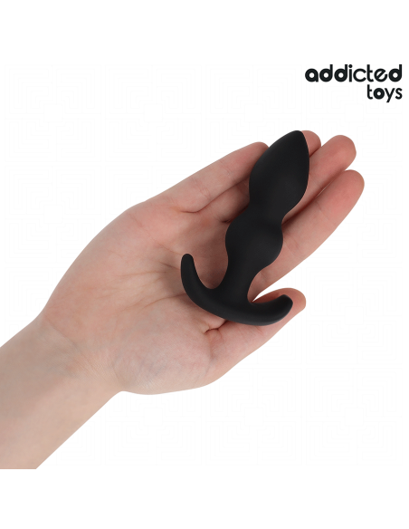 ADDICTED TOYS - SILIKONINIS ANALINIS KAIŠTIS, S DYDIS, 10,3 CM