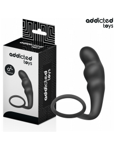 ADDICTED TOYS - ANAL PLUG WITH RING SILICONE MODEL 4 2