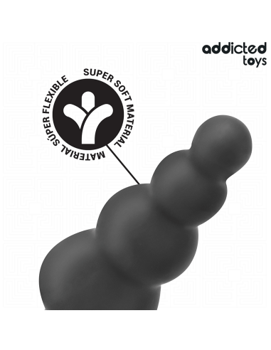 ADDICTED TOYS - ANALINIS KAIŠTIS SU ŽIEDU, SILIKONINIS, MODELIS 5