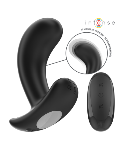 INTENSE - CHANDLER ANAL PLUG 10 VIBRATIONS BLACK REMOTE CONTROL