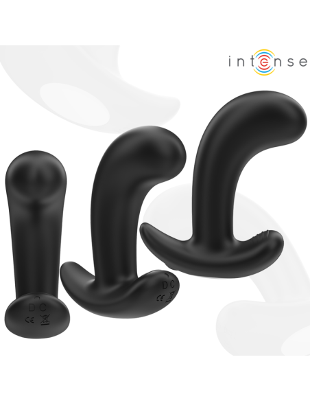 INTENSE - CHANDLER ANALINIS KOLBAS 10 VIBRACIJŲ JUODAS NUOTOLINIO VALDYMO PULTAS