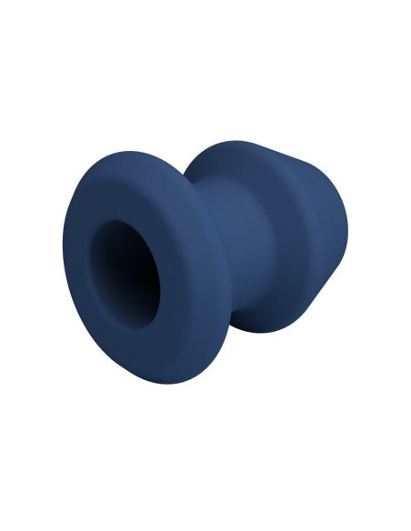 MR PLAY - JACK BLUE SILICONE HOLLOW ANAL PLUG SIZE S