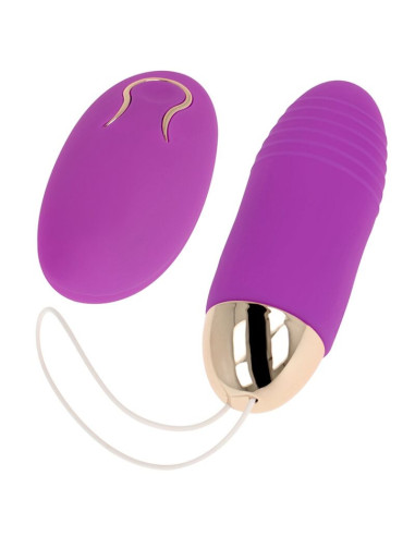 OHMAMA - VIBRUOJAMAS KIAUŠINIS SU NUOTOLINIU VALDYMU, 10 GREIČIŲ, VIOLETINIS