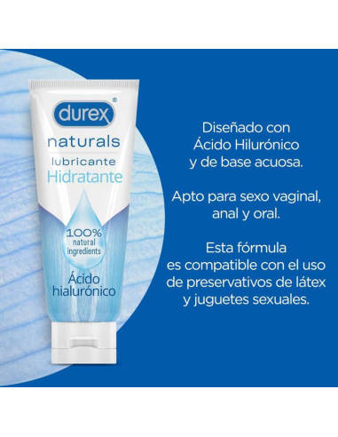 DUREX - NATURALS DRĖKINAMASIS LUBRIKAS 100 ML