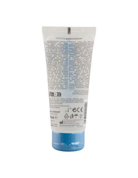 HOT - SUPERGLIDE LIQUID PLEASURE VANDENS PAGRINDU PAGAMINTAS LUBRIKANTAS 100 ML
