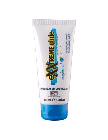 HOT - EXXTREME GLIDE VANDENS PAGRINDAS LUBRIKANTAS KOMFORTAS ALIEJUS 100 ML