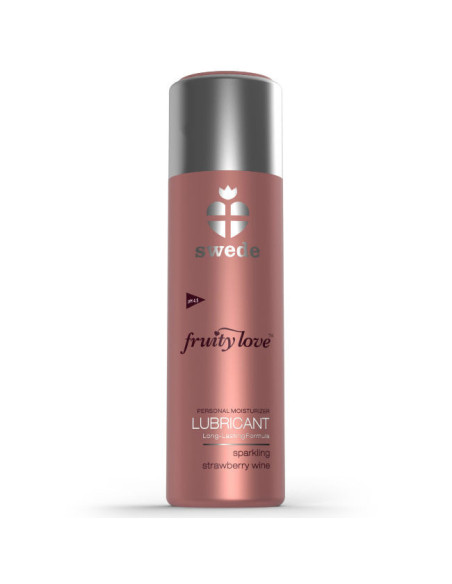 SWEDE - FRUITY LOVE lubrikantas su putojančiu braškių vynu, 50 ml