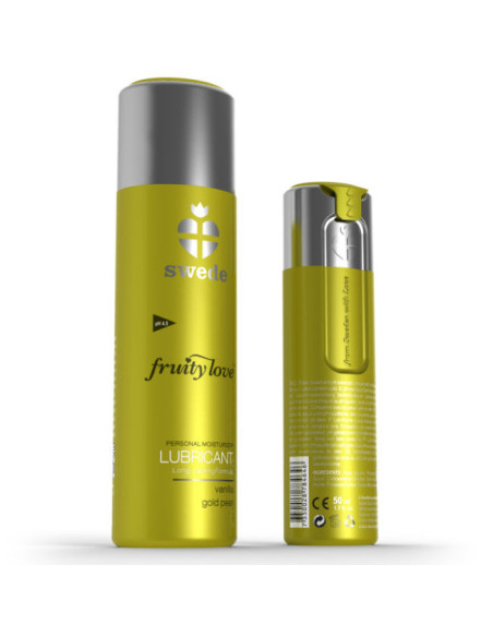 SWEDE - FRUITY LOVE lubrikantas VANILLA GOLD PEAR 100 ML