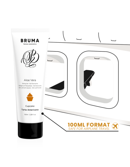 BRUMA - ALOE VERA SLIDING GEL CUPCAKE FLAVOR 100 ML