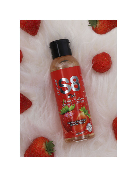 STIMUL8 - S8 4 IN 1 STRAWBERRY DESSERT LUBRICANT 125 ML