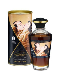 SHUNGA - kavos skonio šilumos poveikio masažinis aliejus 100 ml