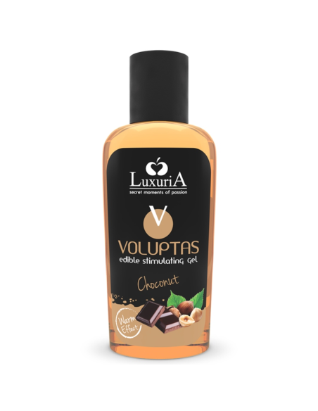 INTIMATELINE LUXURIA - VOLUPTAS EDIBLE MASSAGE GEL WARMING EFFECT - CHOCONUT 100 ML
