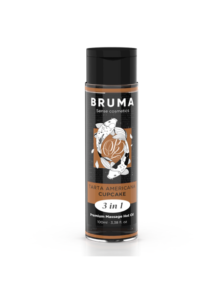 BRUMA - PREMIUM KLASĖS MASAŽINIS KEKSIUKAS HOT ALIEJUMI 3 IN 1 - 100 ML