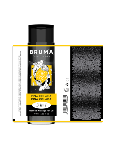 BRUMA - PREMIUM KLASĖS MASAŽINIS KARŠTAS HOT „PINA COLADA“ 3 IN 1 - 100 ML