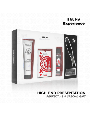 BRUMA XPERIENCE - SALDŽIŲJŲ BRAŠKIŲ GUNDOJIMO RINKINYS SU ORGAZMO STIPRIKLIU