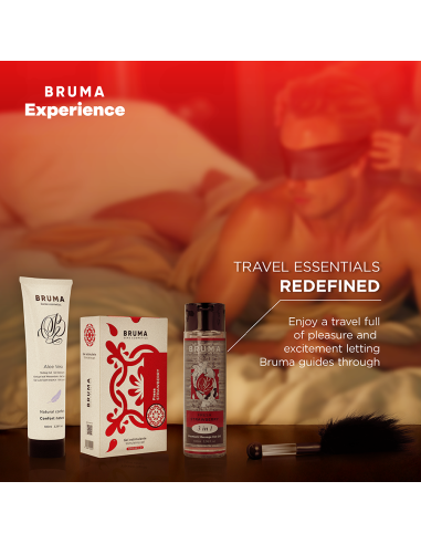 BRUMA XPERIENCE - SWEET STRAWBERRY TEMPTATION KIT WITH ORGASM ENHANCER