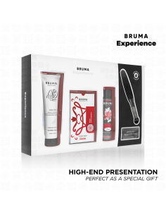 BRUMA XPERIENCE - SALDŽIŲJŲ BRAŠKIŲ VIBROORGASMINIO PAGUNDOMO RINKINYS