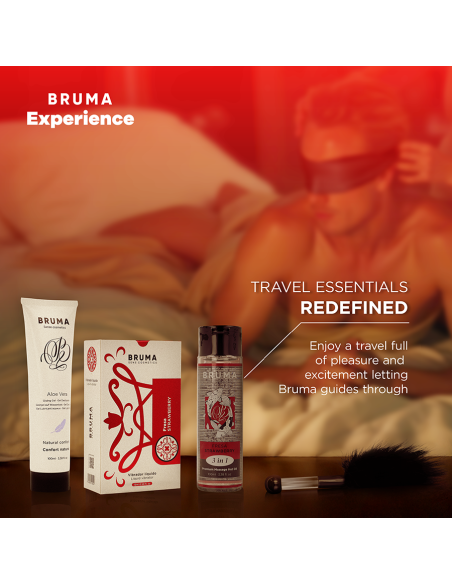BRUMA XPERIENCE - SALDŽIŲJŲ BRAŠKIŲ VIBROORGASMINIO PAGUNDOMO RINKINYS