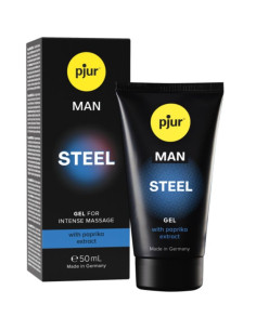 PJUR - MAN STEEL stimuliuojantis gelis 50 ml