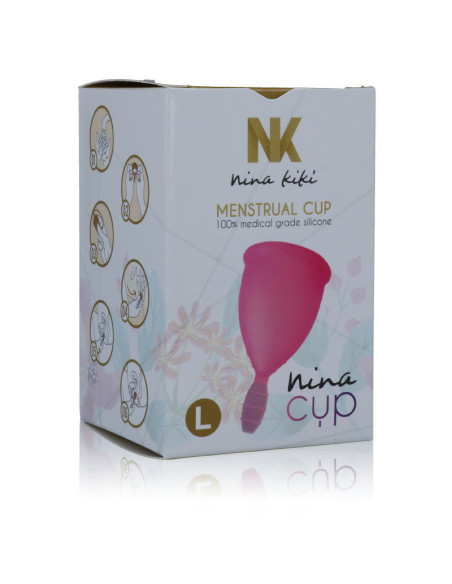 NINA KIKÍ - ROŽINIS MENSTRUACINĖ TAURELĖ - L DYDIS