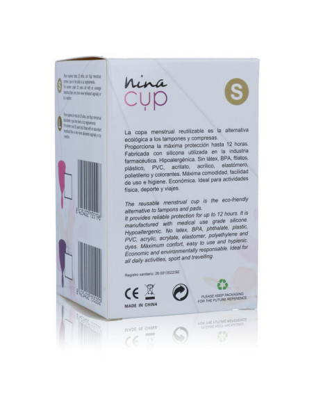 NINA KIKÍ - ROŽINIS MENSTRUACINĖ TAURELĖ - S DYDIS