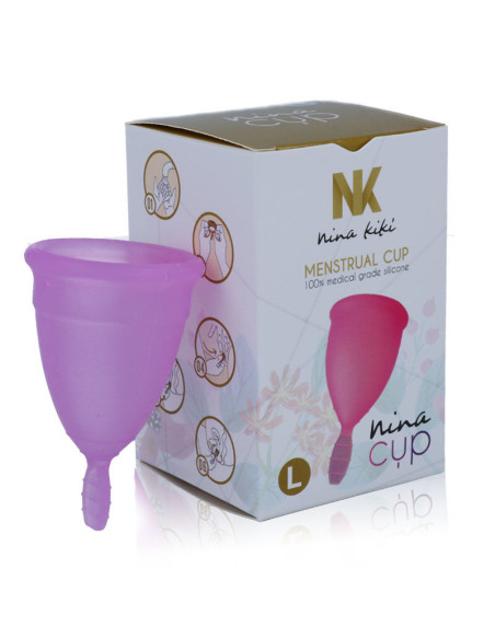NINA KIKÍ - MENSTRUACINĖ TAURELĖ VIOLETINĖ - L DYDIS