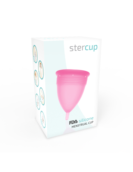 STERCUP - FDA SILICONE MENSTRUAL CUP PINK - SIZE L