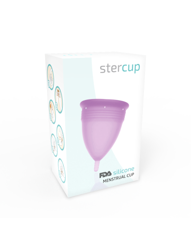 STERCUP - FDA silikoninė menstruacinė taurelė, violetinė - L dydis
