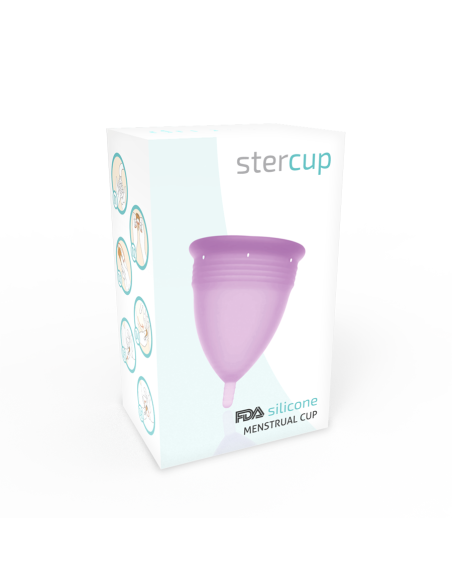 STERCUP - FDA silikoninė menstruacinė taurelė, violetinė - L dydis