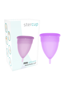 STERCUP - FDA SILICONE MENSTRUAL CUP VIOLET - SIZE S 2