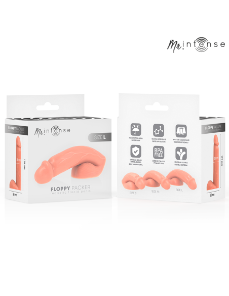 MR „INTENSE“ – FLOPPY DYDIS L REALISTINIS PACKER