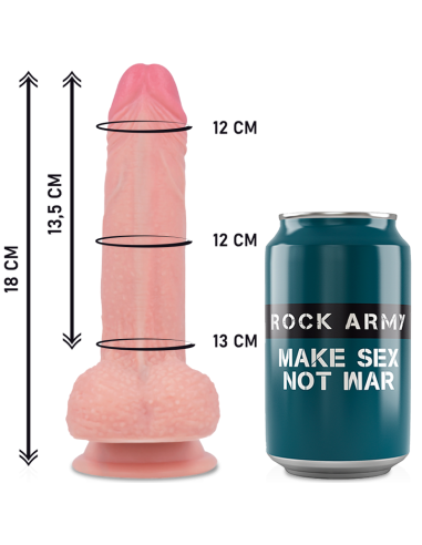 ROCKARMY - HARNESS LIQUID SILICONE PREMIUM MUSTANG REALISTIC 18 CM -O- 4.14 CM