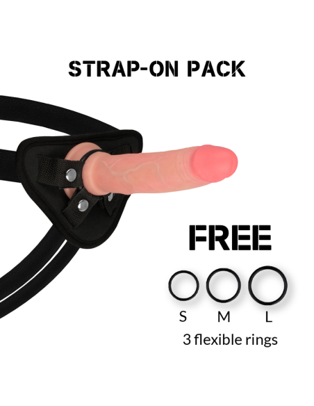 ROCKARMY - HARNESS LIQUID SILICONE DILDO PREMIUM AVENGER 19 CM -O- 3.98 CM