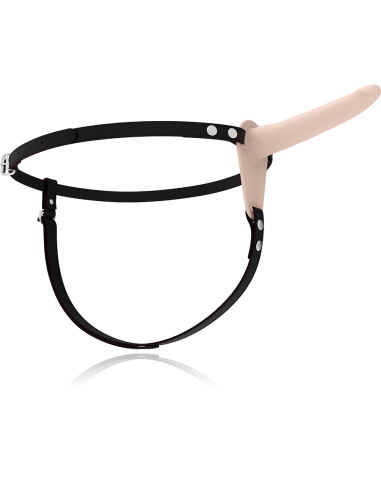 FETISH SUBMISSIVE HARNESS - KŪNO SILIKONINIS VIBRATORIUS 15 CM