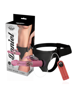 HARNESS ATTRACTION - RNES DANIEL SU VIBRACIJA IR SUKIMUOSIMU 18 CM - O - 3,5 CM 2
