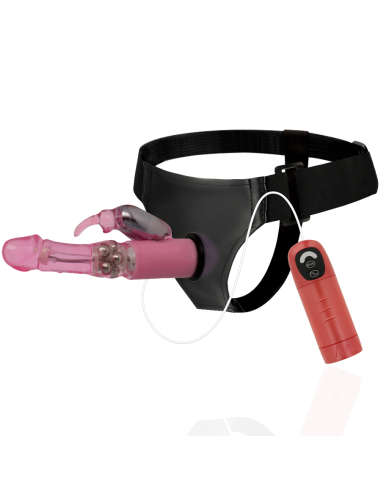HARNESS ATTRACTION - RNES DANIEL SU VIBRACIJA IR SUKIMUOSIMU 18 CM - O - 3,5 CM