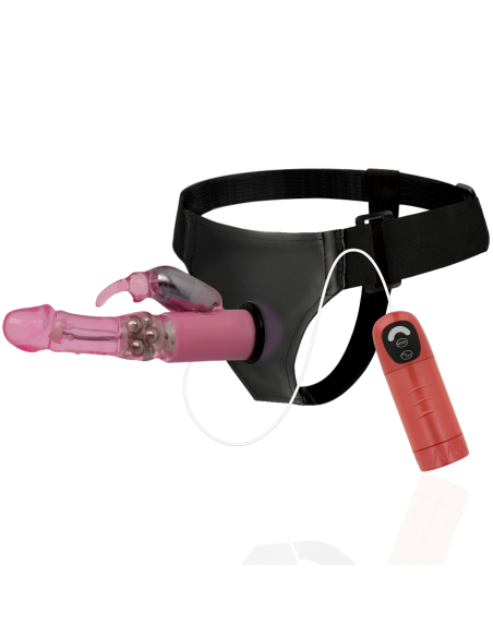HARNESS ATTRACTION - RNES DANIEL SU VIBRACIJA IR SUKIMUOSIMU 18 CM - O - 3,5 CM