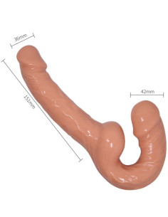 BAILE - ULTRA PASSIONATE DILDO WITH HARNESS WITHOUT SUPPORT 2
