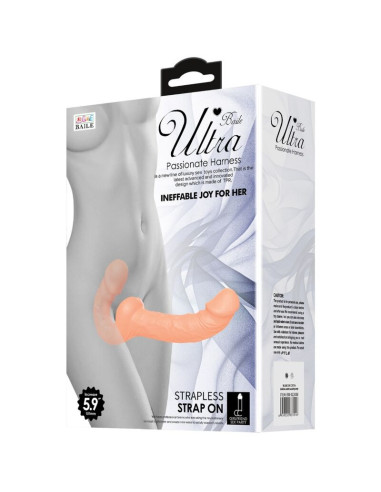 BAILE - YPAČ AISTRINGAS DILDO SU DIRŽAIS BE ATRAMOS
