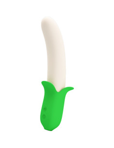 PRETTY LOVE – „Banana Knight“ super galia, 7 silikoninės vibracijos