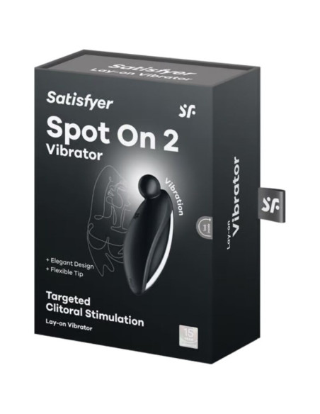 SATISFYER - SPOT ON 2 LAY-ON VIBRATOR BLACK