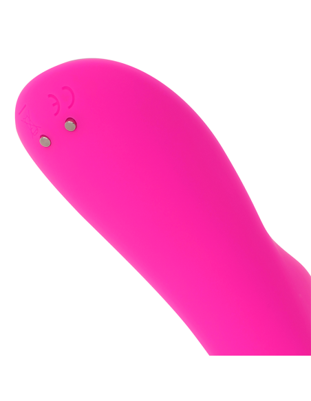 OHMAMA - magnetinis vibratorius su įkrovimu, 10 greičių, 21 cm