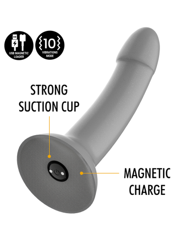 MYTHOLOGY - RUNE MAJESTIC DILDO S - VIBRATORIUS WATCHME BELAIDĖS TECHNOLOGIJOS LAIKIKLIS