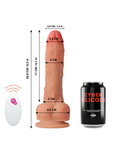 CYBER SILICOCK - REMOTE CONTROL REALISTIC MASTER HUCK 20.9 CM -O- 4 CM